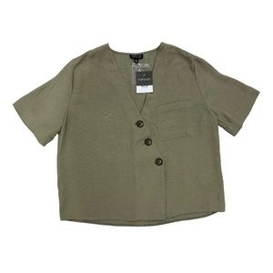 Topshop Button-up Blouse